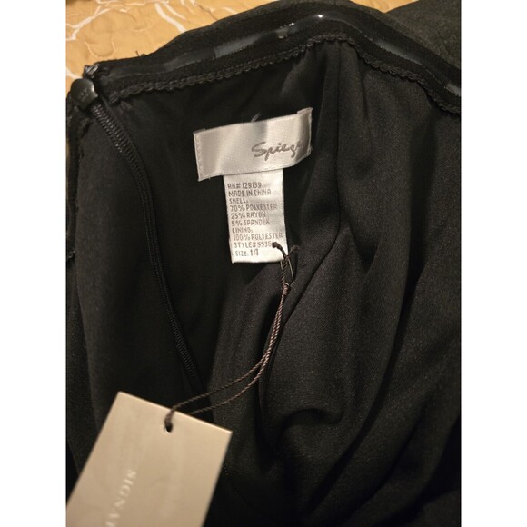 Spiegel Pointe Knit Women's Dress Strapless NWT Gray Signature Sleeveless 14 - Picture 6 of 7